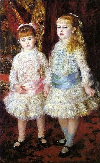 Pierre-Auguste Renoir Pink and Blue - The Cahen d'Anvers Girls Sweden oil painting art